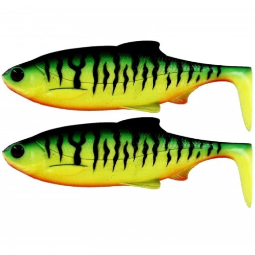 Westin Ricky the Roach Shadtail 10 cm - Firetiger 2-Pack Fynd