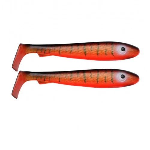 Snabb frakt SvartZonker McRubber 21cm - Red Tiger (2-pack)