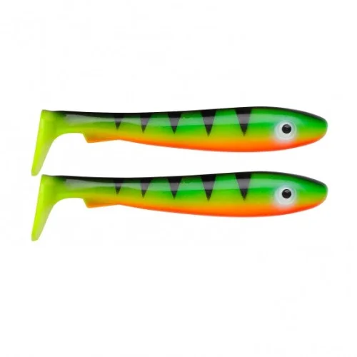 SvartZonker McRubber 21cm - Fire Tiger (2-pack) Kampanj