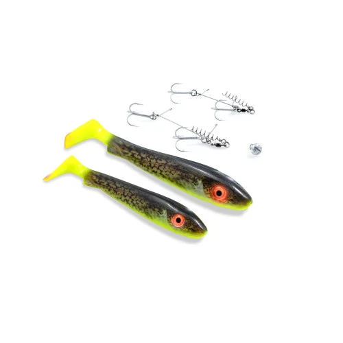 Svartzonker Real Series "The Box" 21cm/17cm - Hot Eelpout (2-pack) Trygg betalning
