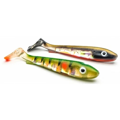 Trygg betalning SvartZonker Flash Series McRubber Jr 17cm - Shiner & Perch (2-pack)