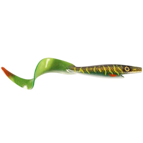 Giant Pig Tail 40 cm - Green Motoroil Pike UV Nedsatt pris