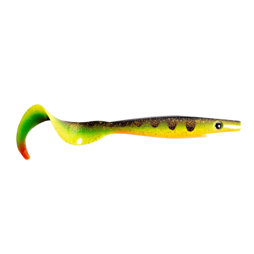 Pig Tail Junior 23 cm - Orange Belly Perch (2-pack) Nedsatt pris
