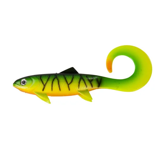 Kampanjpris D.A.M Effzett Pike Seducer Curly tail 23cm 85gr - Firetiger