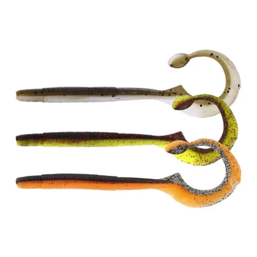 Reapris Westin Ned Worm Curl Dark Water mix 12cm (5-pack)