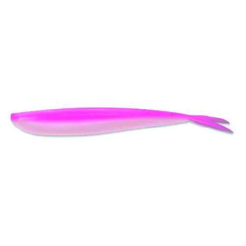 Lunker City Fin-S Fish 7" - Bubblegum Shad 147, 5-pack Populär