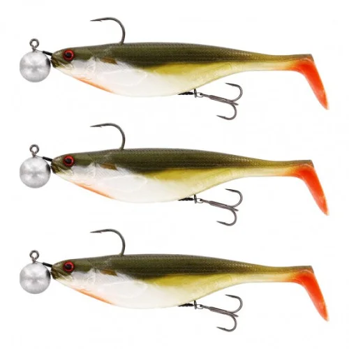 Westin Shad Teez 12 cm R 'N R - Bass Orange (3-pack) Nedsatt pris