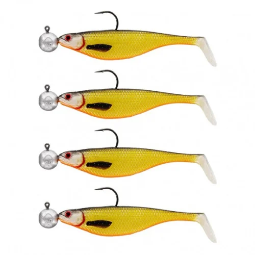 Begränsat erbjudande Westin Shad Teez 9 cm R 'N R - Official Roach (4-pack)