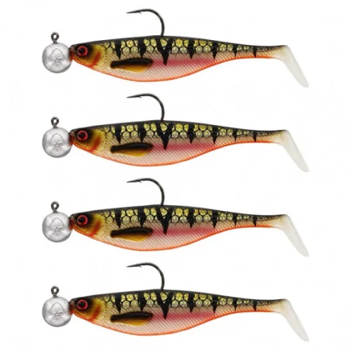 Endast idag Westin Shad Teez 9 cm R 'N R - Bling Perch (4-pack)