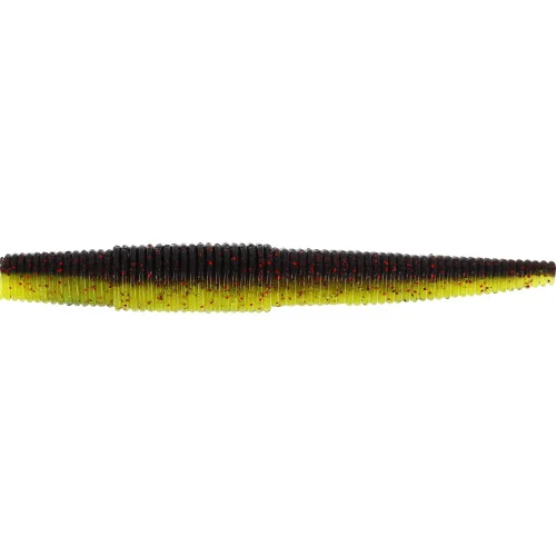 Westin Ned Worm Black/Chartreuse 11cm (5-pack) Begränsat erbjudande