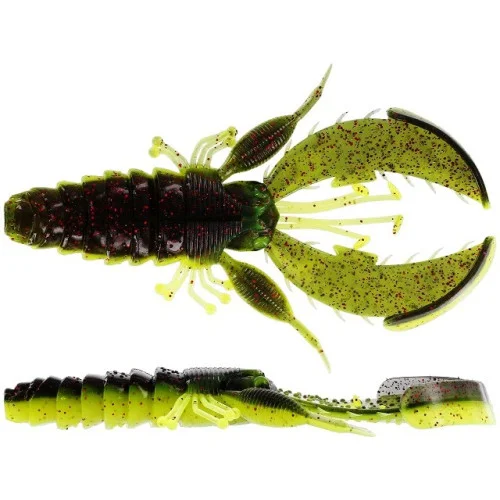 CreCraw Creaturebait 8,5 cm - Black/Chartreuse (5pack) Fynd