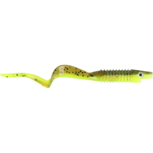 Rea Pigster Tail 12cm 9g - Brown Chartreuse Flake (10-pack)