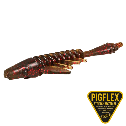 Pigster Gecko 8,5cm 2,5g - Watermelon Red Flake (4-pack) Nyhet