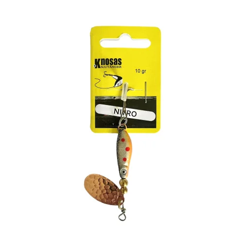 Knosas Nitro 10g - Svart/Silver/Glitter Snabb leverans