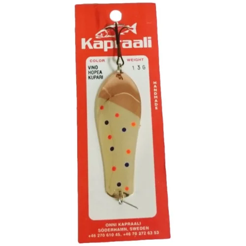Premium Kapraali trollingsked 10 gr - Silver/Koppar (Vino)
