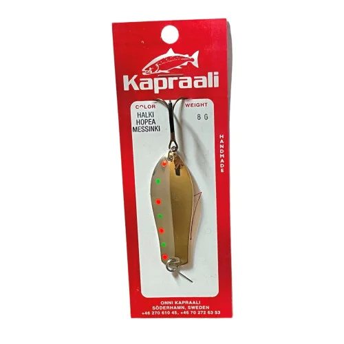 Beställ nu Kapraali trollingsked 8 gr - Silver/Mässing (Halki)