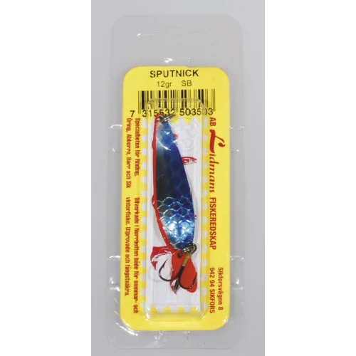 Lågt pris Lidmans Sputnick Skeddrag 12g, Blå/Silver