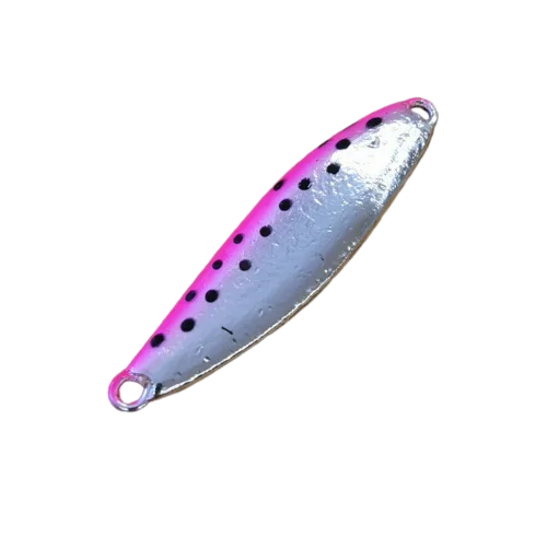 Fri frakt Turbodraget 14 gr - Rosa/Silver/Prickar 50