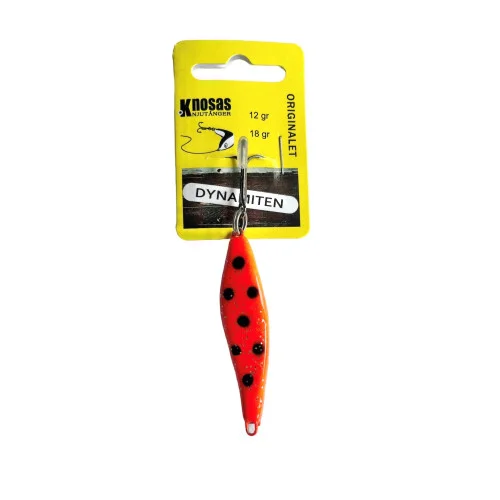 Knosas Dynamiten 12g - Orange svarta prickar Populärt val
