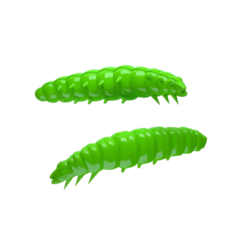 Libra Lures Larva - Hot Green (Garlic) Lägg i varukorgen