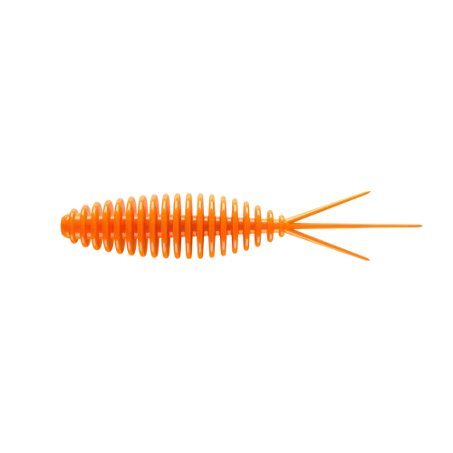 Outlet Libra Lures Turbo Worm - Hot Orange (Garlic)