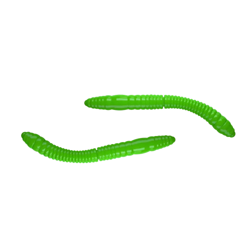 Fatty D´Worm Tournament - Hot Green (Garlic) Libra Lures Trygg betalning