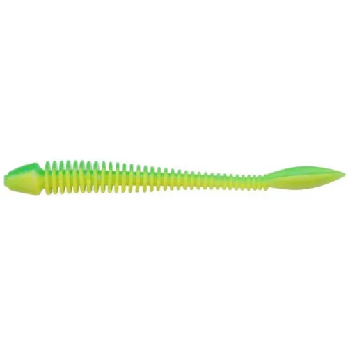 Expressleverans PowerBait Flail 90mm - S Green/S Yellow (8-pack)