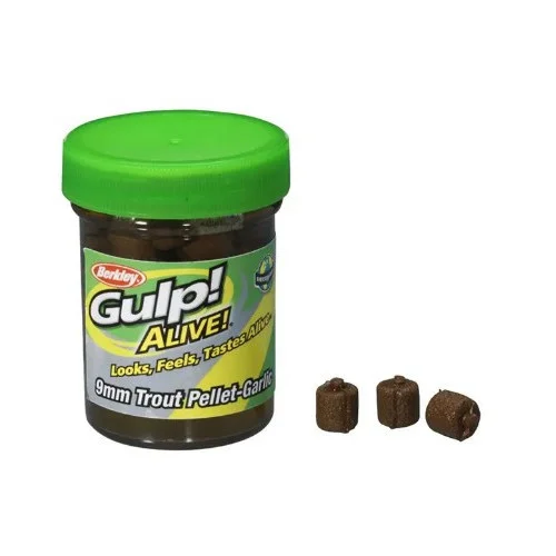 Endast denna vecka Gulp Alive Trout Pellets - Garlic
