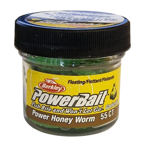 PowerBait Honey Worm 25mm - Spring Green (Garlic) Utförsäljning