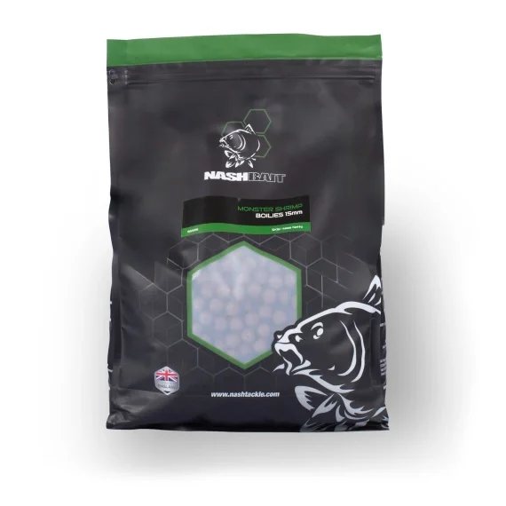 Köp nu Nash Monster Shrimp Boilies -5kg