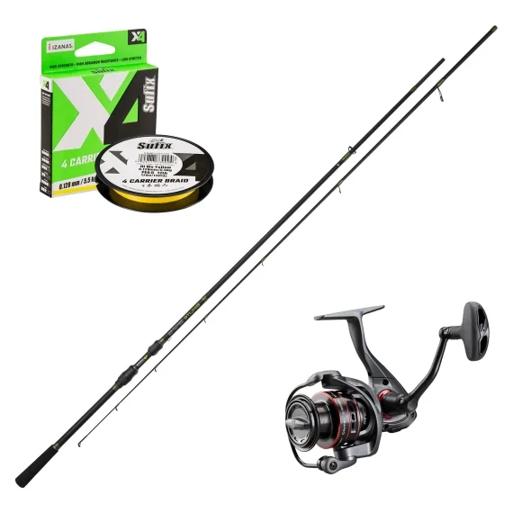 Erbjudande Mikado Bixlite Predator Spin 8' 10-35g Okuma Ceymar Combo