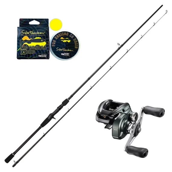 Svartzonker Black Series ''The Horizon'' 8' 20-70g Curado Downsize Combo Billigare