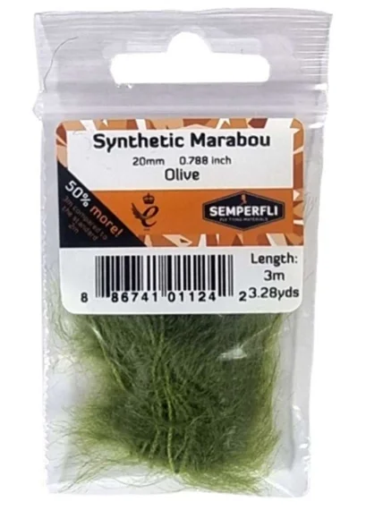 Semperfli Synthetic Marabou 20mm Endast denna vecka