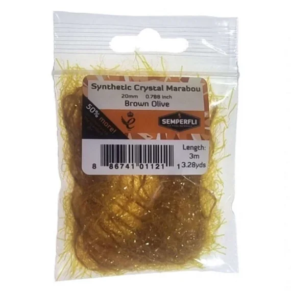 Beställ nu Semperfli Synthetic Crystal Marabou 20mm