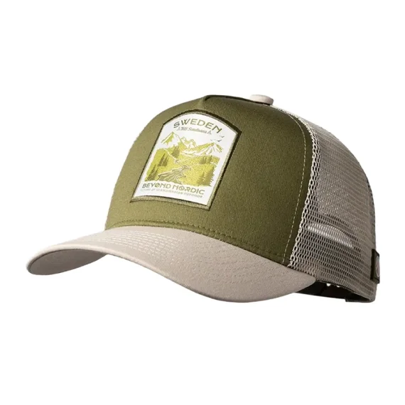 Beyond Nordic BN215 Wild Scandinavia Trucker Cap W-Beige Iguana Fynd