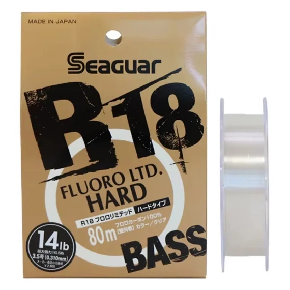 Seaguar R18 Fluoro LTD Hard Bass 80m Begränsad tid