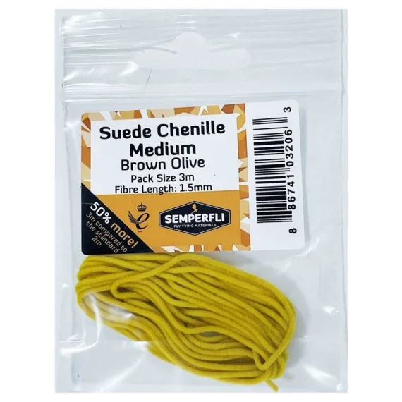 Semperfli Suede Chenille 1.5mm Medium Nedsatt pris