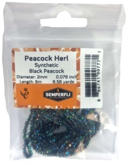 Billig Semperfli Synthetic Peacock Herl