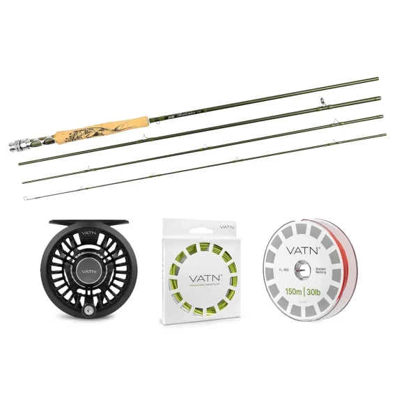 Pool 12 Accelerator / VATN Dry Fly Flugset - 9' #4 Fynd