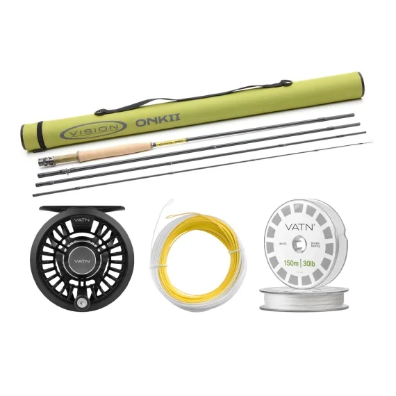 Nyhet Vision ONKII Dry Fly Taper+ Flugset - 8'0'' #4
