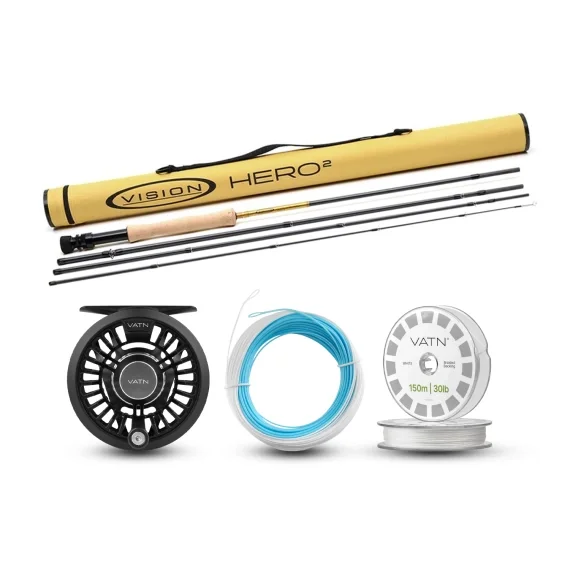 Expressleverans Vision Seatrout HERO² Coastal+ Flugset - 9' #6