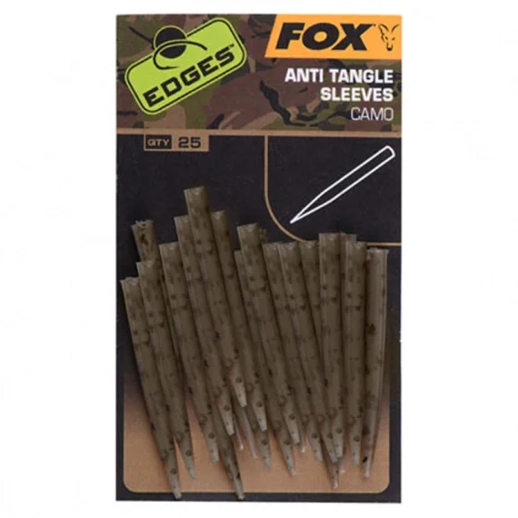 Extra rabatt Fox Edges Camo Anti Tangle Sleeves 25pcs
