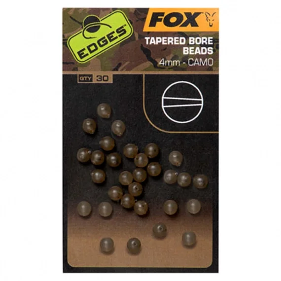 Fox Edges Camo Tapered Bore Bead 30pcs Rabatter