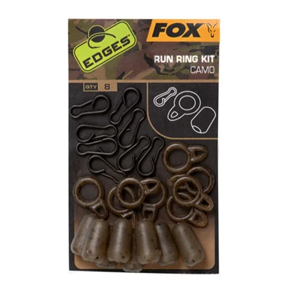 Fox Edges Camo Run Ring Kit 8-pack Kampanjpris