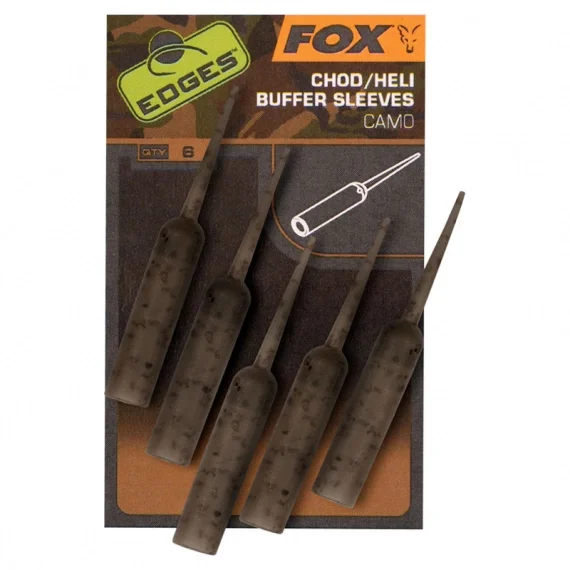 Fox Edges Camo Naked Chod/Heli Buffer Sleeves 6pcs Köp nu