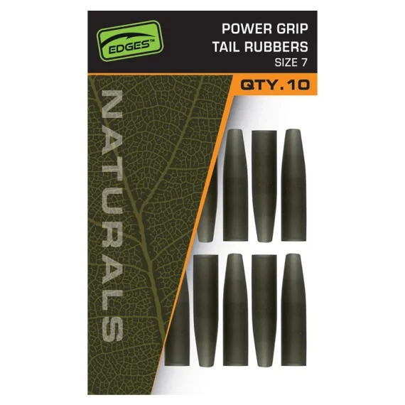 Fynd Fox Edges Naturals Power Grip Tail Rubbers - Size 7x10