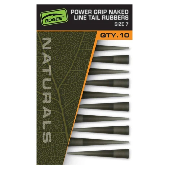 Outlet Fox Edges Naturals Power Grip Naked Line Tail Rubbers - size 7x10