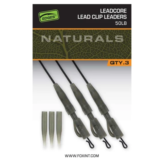 Expressleverans Fox Naturals Leadcore PG Lead Clip Leaders