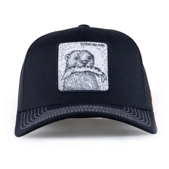SQRTN Storfiskarn Trucker Cap Black Nedsatt pris