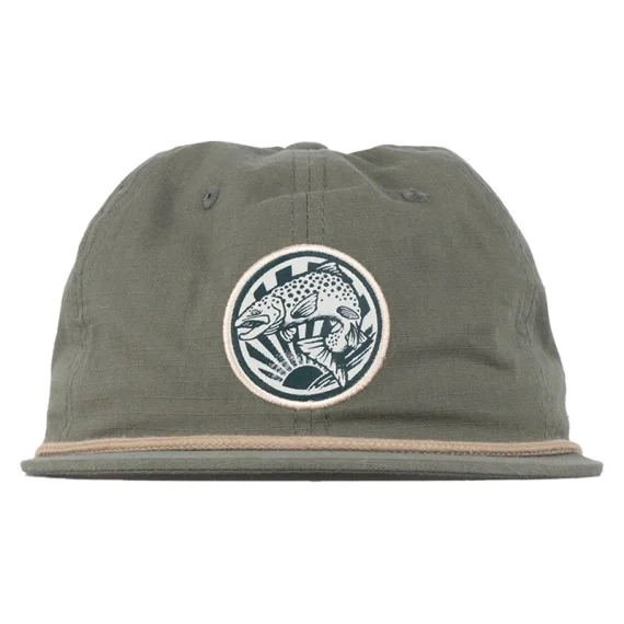 Populärt val SQRTN Trout 6-Panel Cap Olive